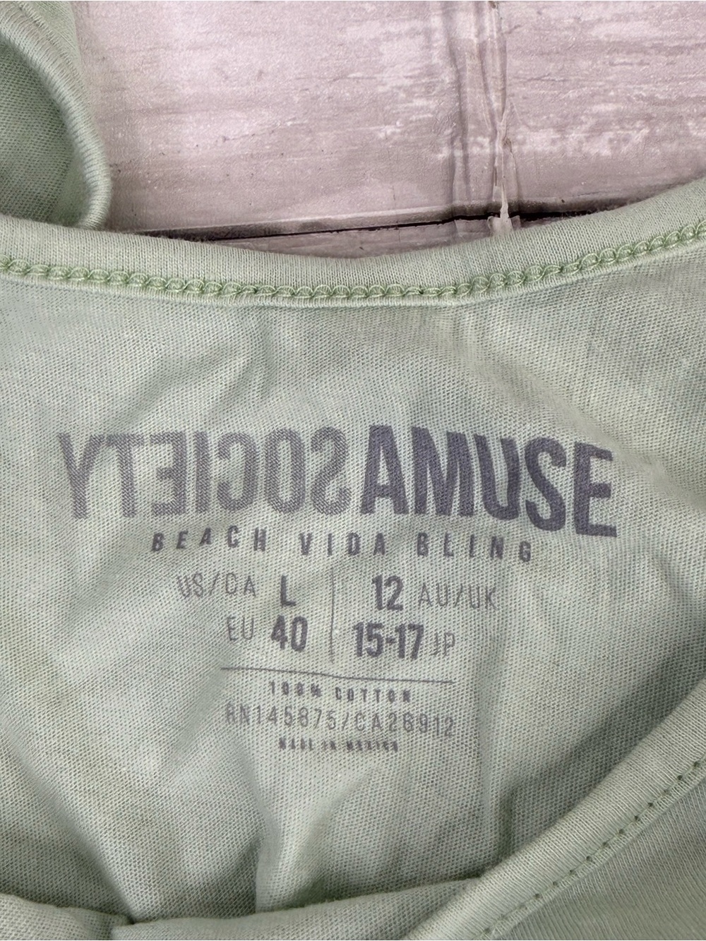 Amuse Society "Take Me to the Tropics" tank top - Picture 6 of 7